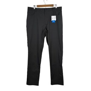 NWT Puma Golf Mens Dealer 5 Pocket Pants Black UPF 50+ Stretch 36x34